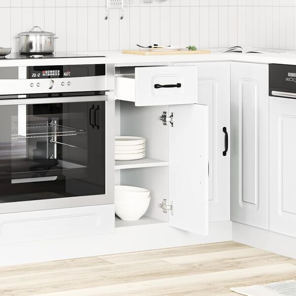 vidaXL Base da Cucina Kalmar Bianco in Legno Multistrato