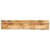 vidaXL Piano Tavolo 140x40x2,5 cm Bordi Vivi Legno di Mango Grezzo