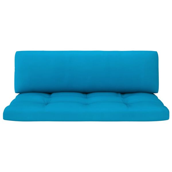 vidaXL Divano Centrale da Giardino Pallet Legno Pino Impregnato Grigio