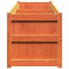 vidaXL Fioriera Giardino Marrone Cera 180x50x50 cm Legno Massello Pino