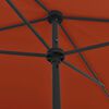 vidaXL Ombrellone da Spiaggia Terracotta 200x125 cm