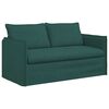 vidaXL Set di divani 2 pcs Verde Scuro 196 x 82 x 85 cm Tessuto