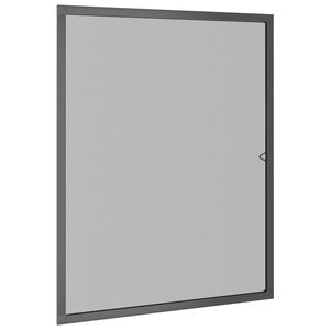 vidaXL Zanzariera per Finestre Antracite 80x100 cm