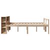 vidaXL Letto Libreria senza Materasso 120x190cm Legno Massello di Pino