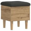 vidaXL Panchina con Cuscino Rovere Artigianale 42 x 42 x 46 cm