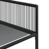vidaXL Set da Pranzo da Giardino 7 pz Nero in Polyrattan