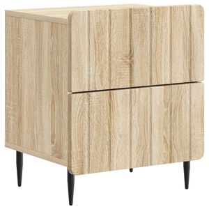 vidaXL Armadio da Notte con cassetto Rovere Sonoma 43 x 34,5 x 49,5 cm