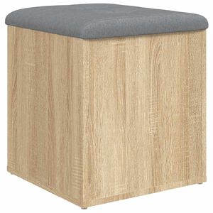 vidaXL Panca Contenitore Rovere Sonoma 42x42x45 cm Legno Agglomerato
