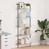 vidaXL Libreria Grigio Sonoma 60 x 24 x 168 cm Legno multistrato