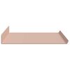 vidaXL Mensola sospesa 2 pcs Rosa 60 x 18 x 2,5 cm Acciaio