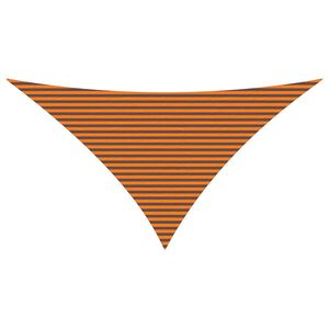 vidaXL Vela da ombra solare Arancione e Marrone 7 x 5 x 5 m
