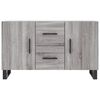 vidaXL Credenza Grigio Sonoma 100x36x60 cm in Legno Multistrato