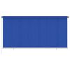 vidaXL Tenda a Rullo per Esterni 300x140 cm Blu HDPE