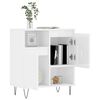 vidaXL Credenza Bianco Lucido 60x35x70 cm in Legno Multistrato