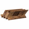 vidaXL Scaffale per riviste Legno vecchio 65 x 53 x 28,5 cm