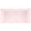 vidaXL Sacchetti di Carta 250 pz con Manici Rosa 21x11x28 cm