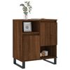 vidaXL Credenza Rovere Marrone 60x35x70 cm in Legno Multistrato