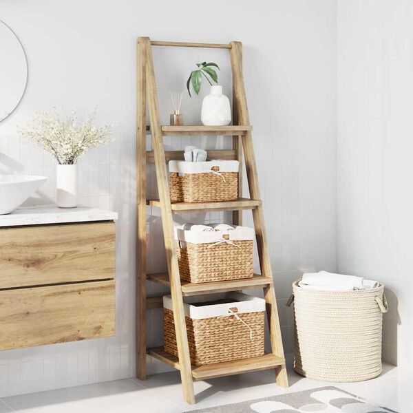 vidaXL Cesti per Stoccaggio 3 pcs Naturale 35 x 30 x 25 cm