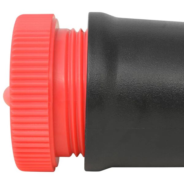 vidaXL Metal Detector Localizzatore Nero e Rosso