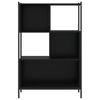 vidaXL Libreria Nera 72x28x109 cm in Legno Multistrato