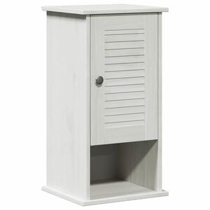 vidaXL Mobile da Bagno VIGO Bianco e Bianco Antico 37 x 34 x 71,5 cm