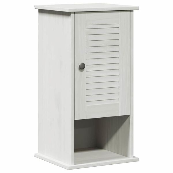vidaXL Mobile da Bagno VIGO Bianco e Bianco Antico 37 x 34 x 71,5 cm