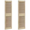 vidaXL Porta per Armadio 2 pcs Naturale 140,5 x 2,1 x 39,5 cm