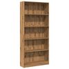vidaXL Libreria Rovere Artigianale 80x24x176 cm in Legno Multistrato