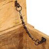 vidaXL Cassa Portaoggetti 99x35x48 cm in Legno Massello di Mango