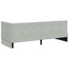 vidaXL Struttura Letto Angolare con Materasso 2 pcs Grigio chiaro