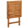 vidaXL Set Bistrò Pieghevole 3pz in Legno Massello di Acacia