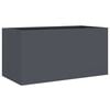 vidaXL Fioriera Antracite 62x30x29 cm in Acciaio