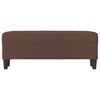 vidaXL Panca Marrone 100x35x41 cm in Similpelle