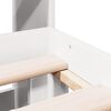vidaXL Letto Libreria senza Materasso Bianco 160x200 cm Legno di Pino