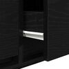 vidaXL Mobile Porta TV Rovere Nero 60x31x25,5 cm in Legno Multistrato