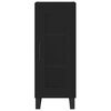 vidaXL Credenza Nero 34,5x34x90 cm in Legno Multistrato