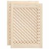 vidaXL Ante con Design a Reticolo 2 pz 49,5x69 cm in Legno di Pino