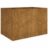 vidaXL Fioriera Rialzata da Giardino 120x80x80 cm in Acciaio Corten