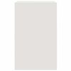 vidaXL Comodino Bianco 34,5x39x62 cm in Acciaio