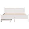 vidaXL Letto senza Materasso Bianco 140x190 cm Legno Massello di Pino
