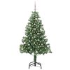 vidaXL Albero di Natale con 150 LED con supporto Verde 150 cm PVC