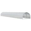 vidaXL Pollaio Argento 1000 x 150 x 100 cm Acciaio zincato