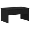 vidaXL Tavolino da salotto Rovere Nero 80 x 50,5 x 41,5 cm