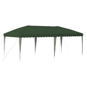 vidaXL Tenda per feste a pop-up 575 x 290 x 245 cm Verde