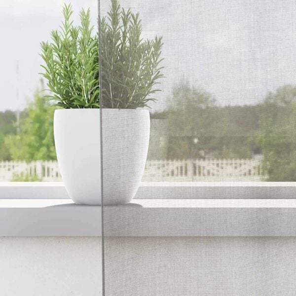 vidaXL Tende in Voile con Occhielli 2 pz Grigio Chiaro 140x225 cm