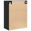vidaXL Armadietto a muro Rovere Nero 69,5 x 34 x 90 cm