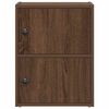 vidaXL Libreria Rovere Marrone 40x24x52 cm in Legno Multistrato