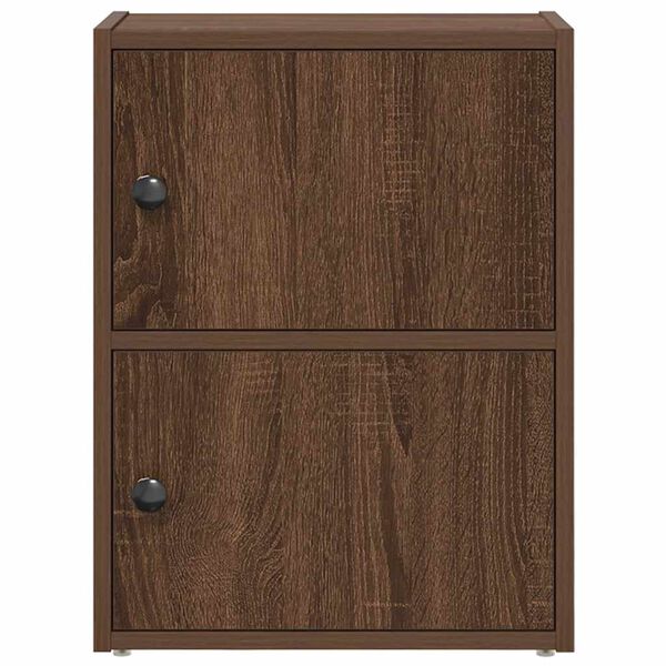 vidaXL Libreria Rovere Marrone 40x24x52 cm in Legno Multistrato