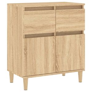 vidaXL Credenza Rovere Sonoma 60x35x70 cm in Legno Multistrato