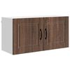 vidaXL Armadietto a muro PORTO Rovere Marrone 80 x 31 x 40 cm